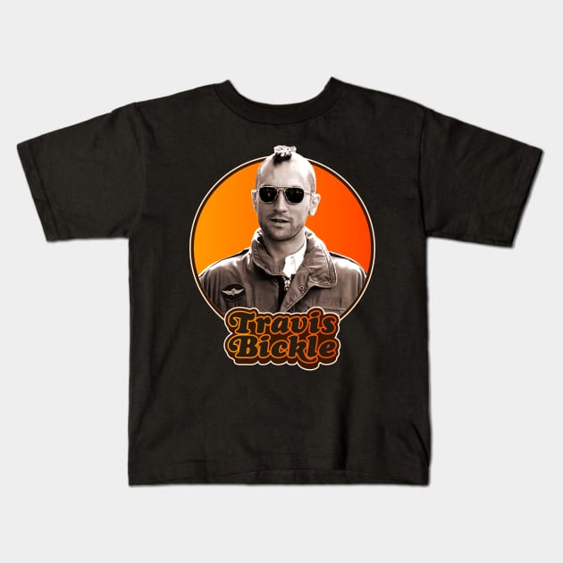 Travis Bickle Taxi Driver Tribute Kids T-Shirt by darklordpug